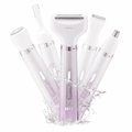 OCTMOM Electric Shavers for Women, 5 in 1 Electric Bikini Trimmer, Face Eyebrow Arms Razor, Versatile Facial Grooming for Lady